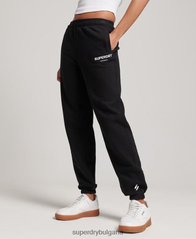 Superdry облекло N00H3895 черен Жени основни спортове за джогинг