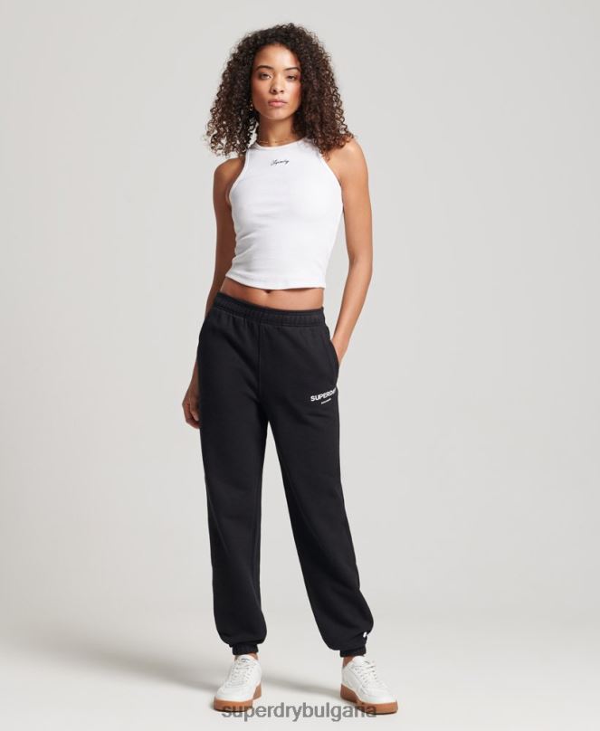 Superdry облекло N00H3895 черен Жени основни спортове за джогинг
