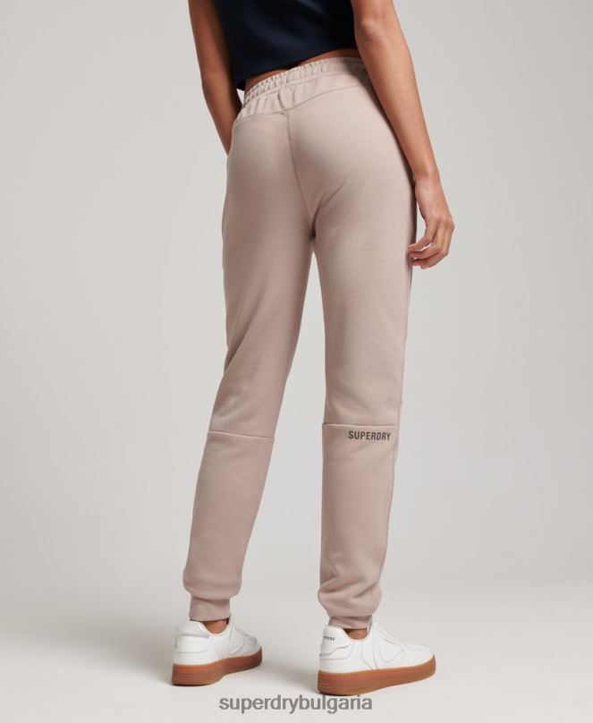 Superdry облекло N00H3897 светло сив Жени технически джогинг