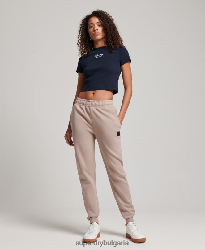 Superdry облекло N00H3897 светло сив Жени технически джогинг