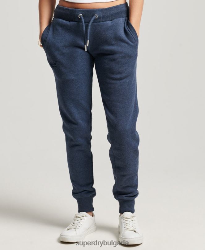 Superdry облекло N00H3898 военноморски флот Жени джогинг ретро бродирани лого