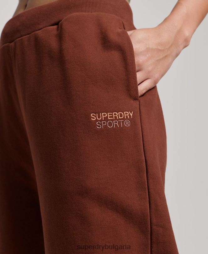 Superdry облекло N00H3899 кафяво Жени основни джогинг