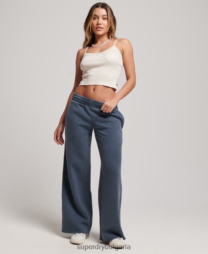 Superdry облекло N00H3904 военноморски флот Жени измийте прави джогинг