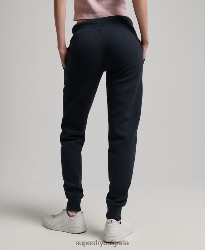 Superdry облекло N00H3906 военноморски флот Жени джогинг ретро бродирани лого