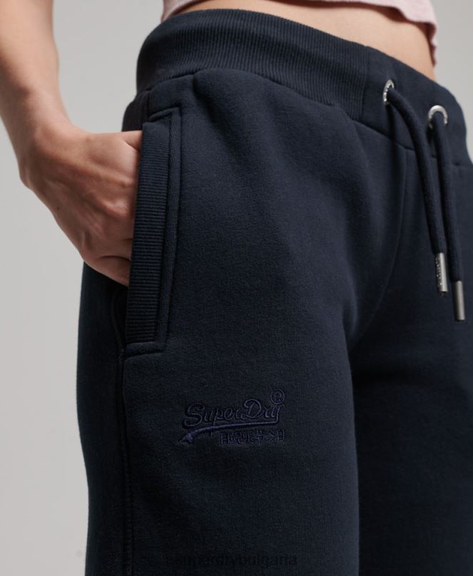 Superdry облекло N00H3906 военноморски флот Жени джогинг ретро бродирани лого