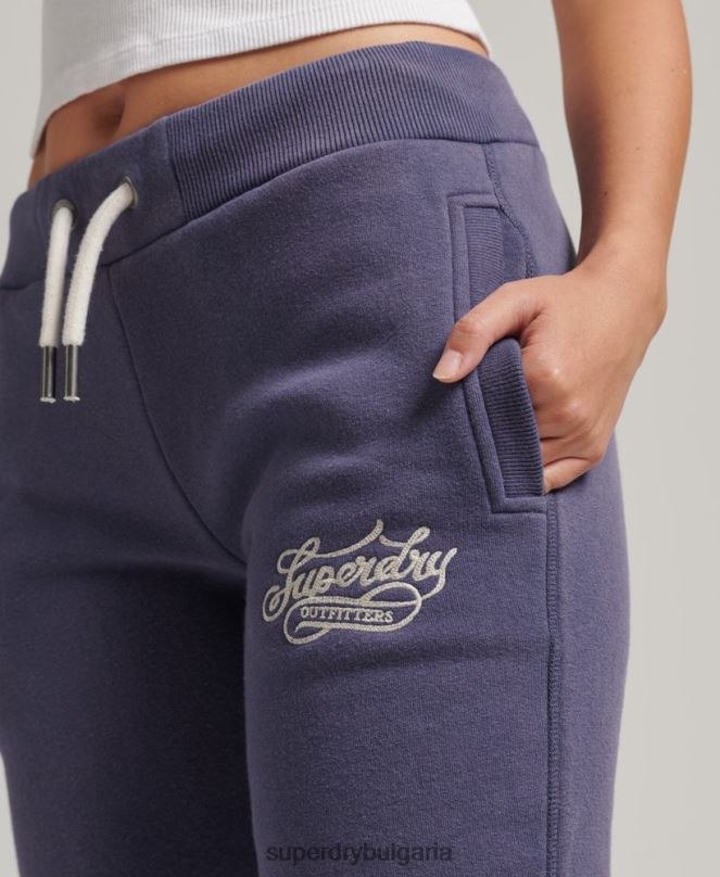 Superdry облекло N00H3907 тъмно синьо Жени гордост и крафт джогинг