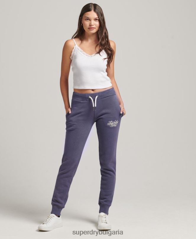 Superdry облекло N00H3907 тъмно синьо Жени гордост и крафт джогинг