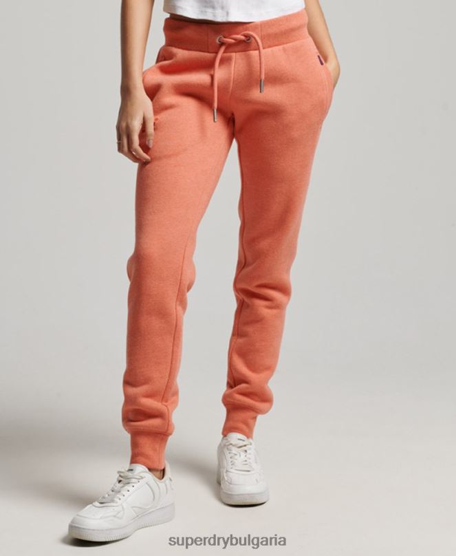 Superdry облекло N00H3913 корал Жени джогинг ретро бродирани лого