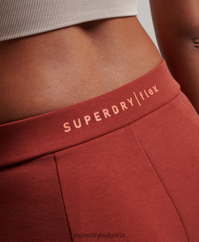 Superdry облекло N00H3914 кафяво Жени гъвкави маратонки за джогинг