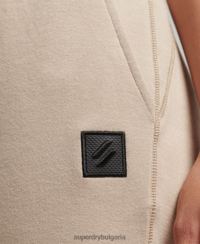 Superdry облекло N00H3917 бежово Жени технически джогинг