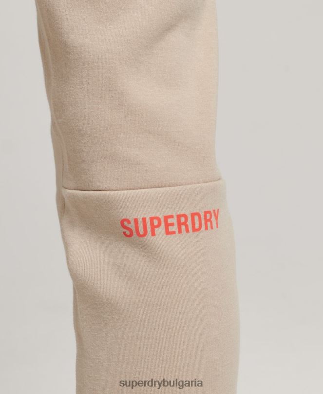Superdry облекло N00H3917 бежово Жени технически джогинг