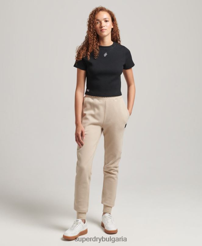 Superdry облекло N00H3917 бежово Жени технически джогинг