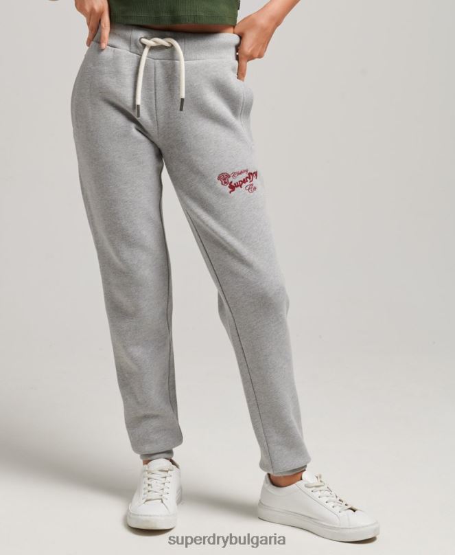 Superdry облекло N00H3918 сиво Жени гордост и крафт джогинг
