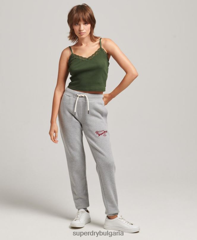 Superdry облекло N00H3918 сиво Жени гордост и крафт джогинг