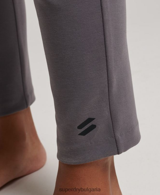 Superdry облекло N00H3919 сиво Жени гъвкави маратонки за джогинг