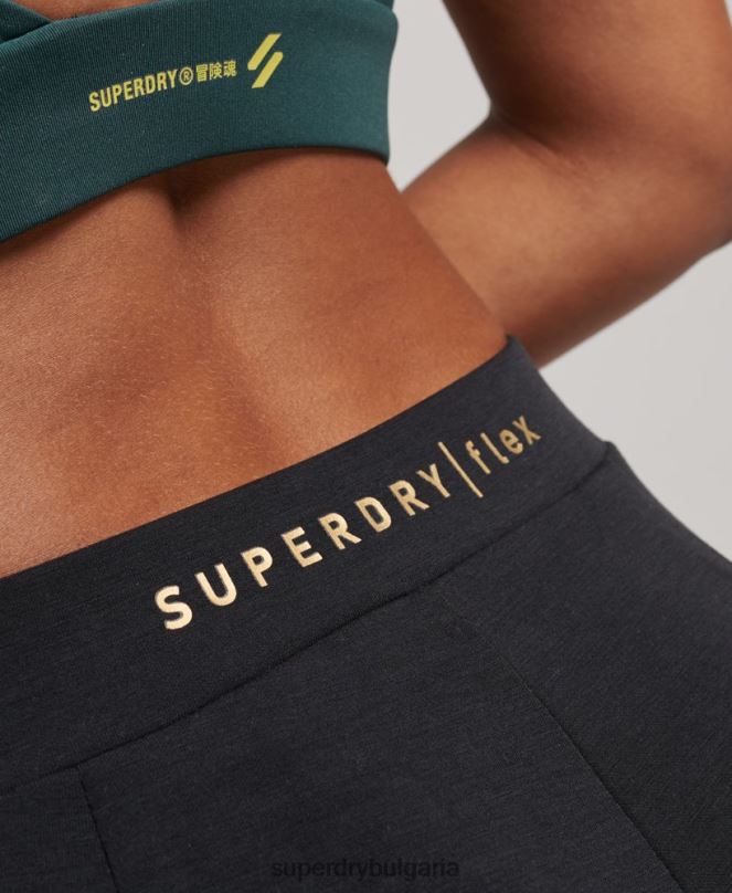 Superdry облекло N00H3923 черен Жени гъвкави маратонки за джогинг