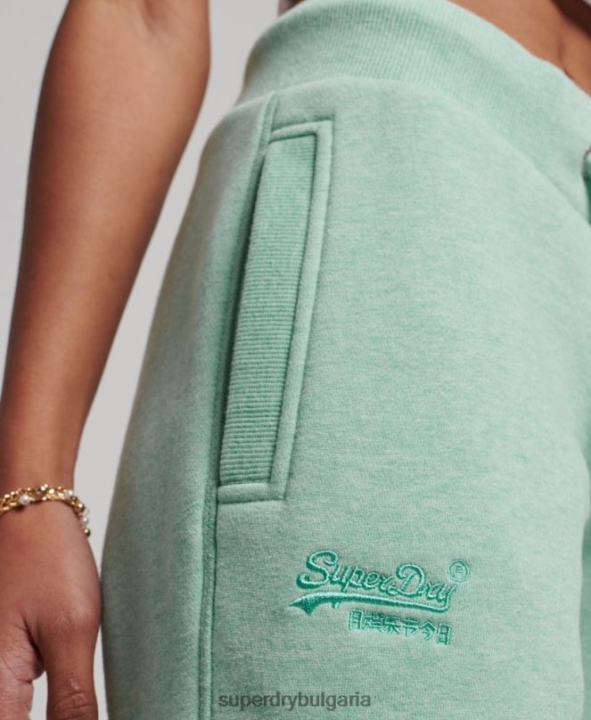 Superdry облекло N00H3925 зелено Жени джогинг ретро бродирани лого