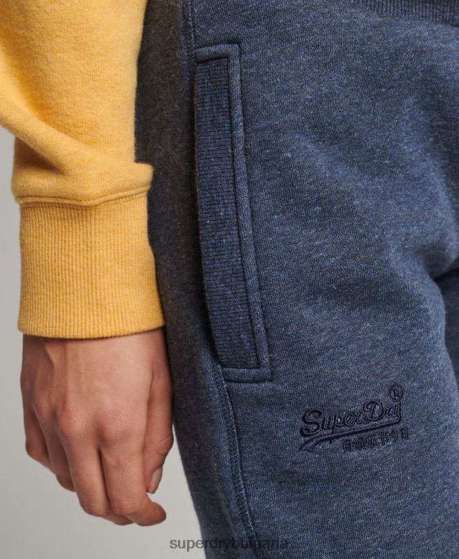 Superdry облекло N00H3929 военноморски флот Жени джогинг ретро бродирани лого от органичен памук
