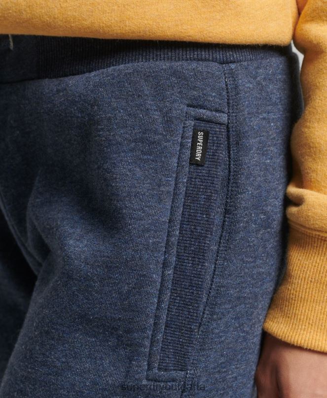 Superdry облекло N00H3929 военноморски флот Жени джогинг ретро бродирани лого от органичен памук