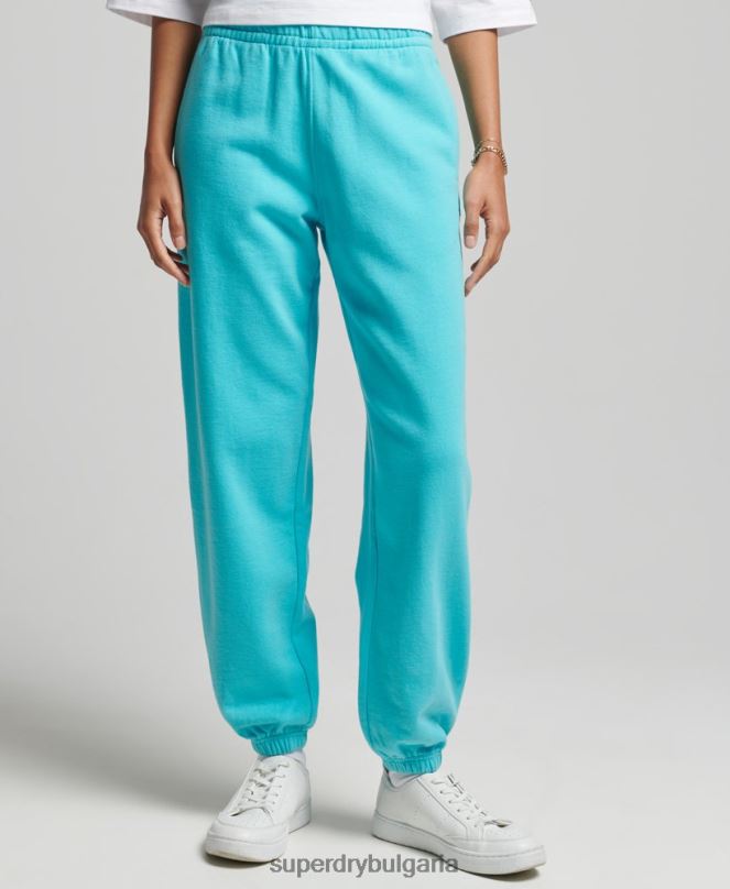 Superdry облекло N00H3932 тюркоаз Жени основни гащета за джогинг