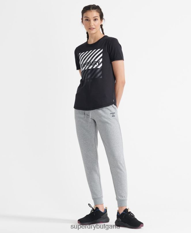 Superdry облекло N00H3933 сиво Жени трениране на основни спортове джогинг