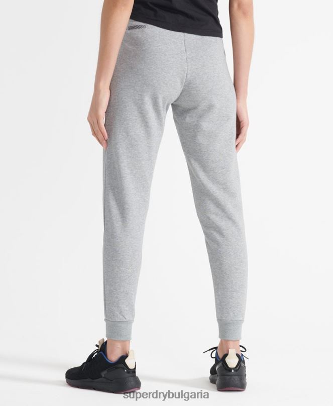 Superdry облекло N00H3933 сиво Жени трениране на основни спортове джогинг