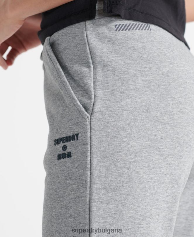 Superdry облекло N00H3933 сиво Жени трениране на основни спортове джогинг