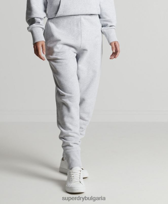 Superdry облекло N00H3936 светло сив Жени рециклирани микро странични маратонки