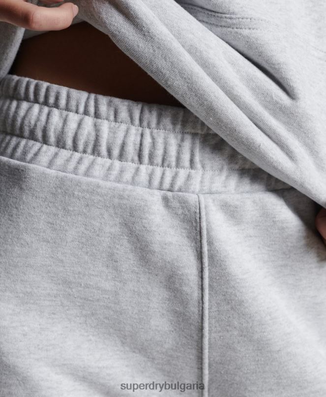 Superdry облекло N00H3936 светло сив Жени рециклирани микро странични маратонки