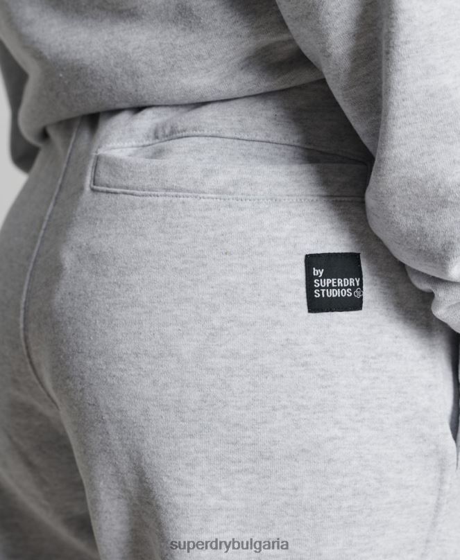 Superdry облекло N00H3936 светло сив Жени рециклирани микро странични маратонки