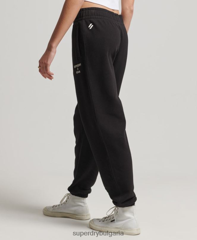 Superdry облекло N00H3940 черен Жени основни спортове за джогинг