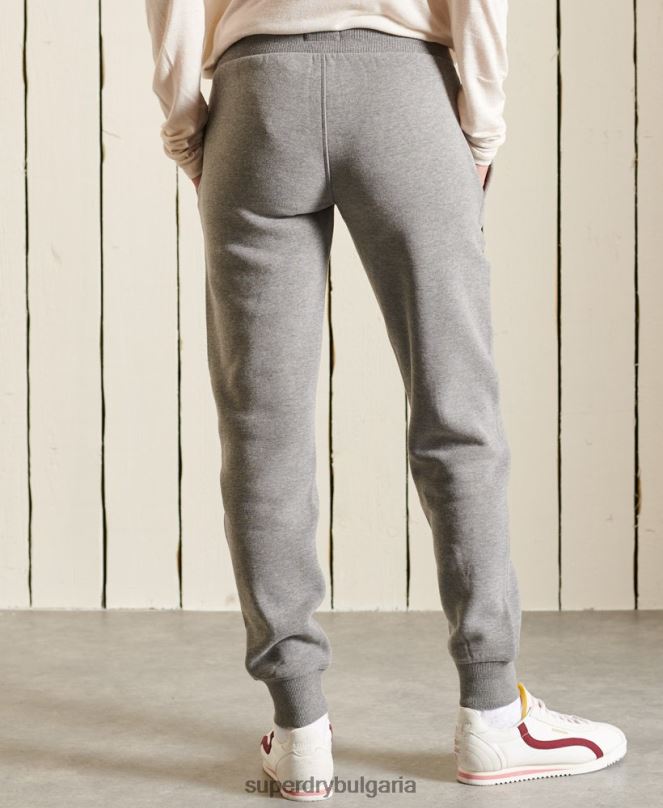 Superdry облекло N00H3942 тъмно сив Жени гордост в крафт джогингите