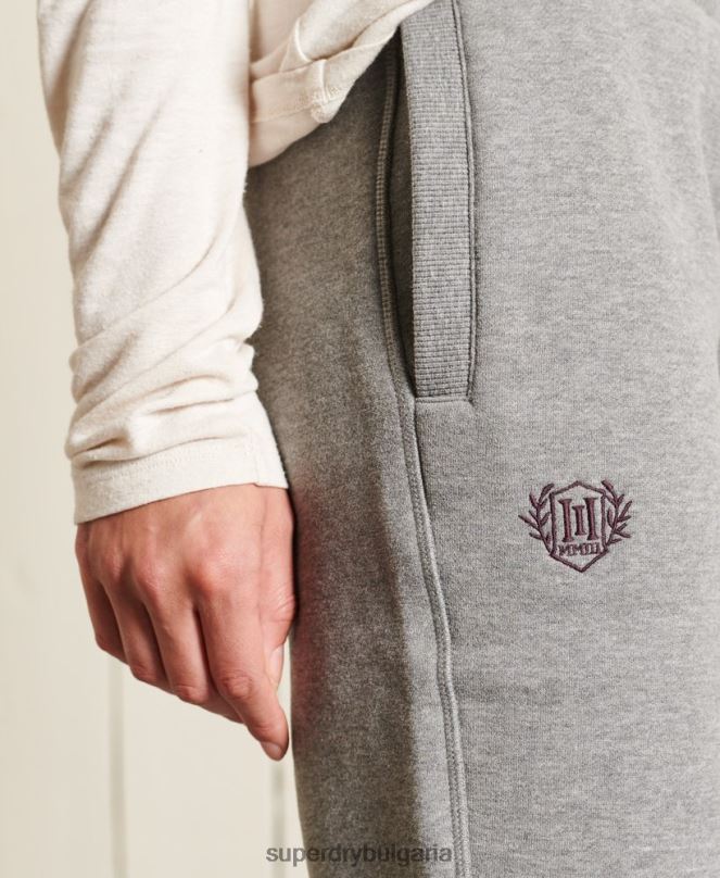 Superdry облекло N00H3942 тъмно сив Жени гордост в крафт джогингите