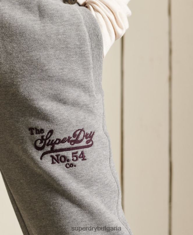 Superdry облекло N00H3942 тъмно сив Жени гордост в крафт джогингите