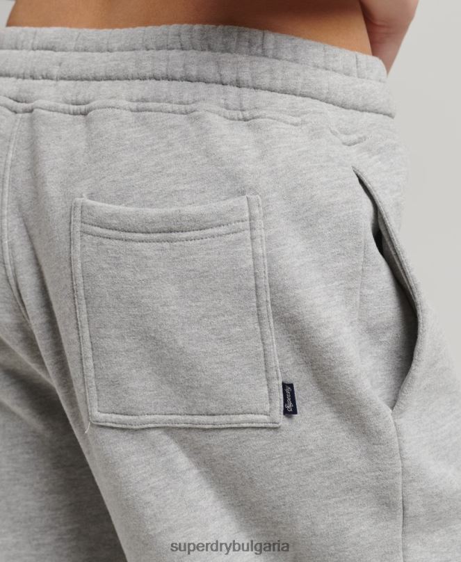 Superdry облекло N00H6511 сиво Жени реколта студентски джогинг