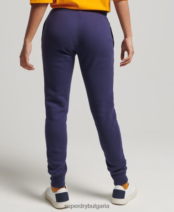 Superdry облекло N00H6557 военноморски флот Жени реколта студентски джогинг