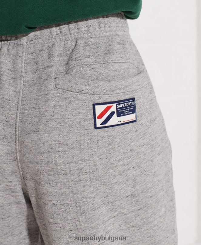 Superdry облекло N00H6563 светло сив Жени джогери от градски колеж