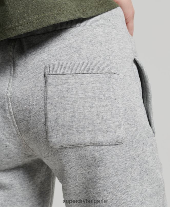 Superdry облекло N00H6578 сиво Жени студентски джогинг стил на винтидж сценарий