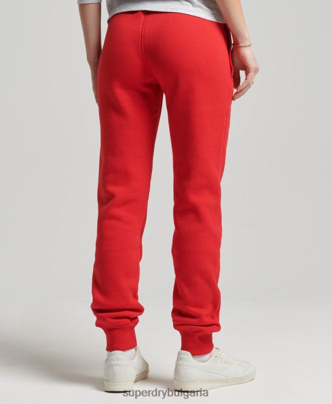 Superdry облекло N00H6587 червен Жени реколта колегиални джогинг