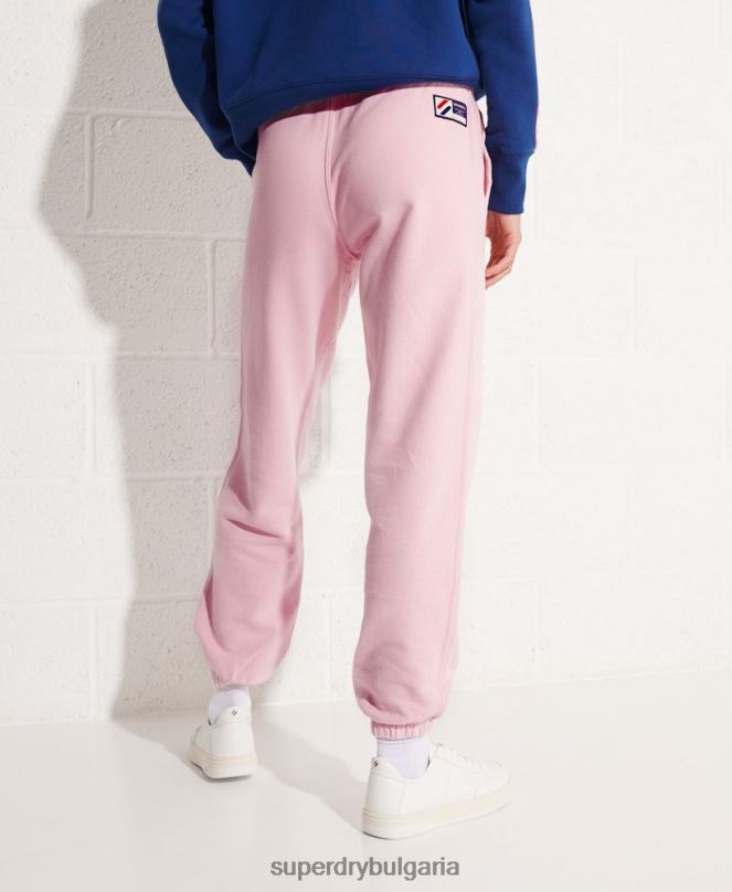 Superdry облекло N00H6599 розово Жени органичен памук код основни джогинг