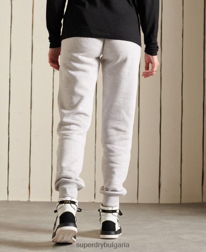 Superdry облекло N00H6613 светло сив Жени гордост в крафт джогингите