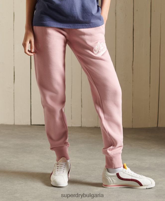 Superdry облекло N00H6683 розово Жени гордост в крафт джогингите