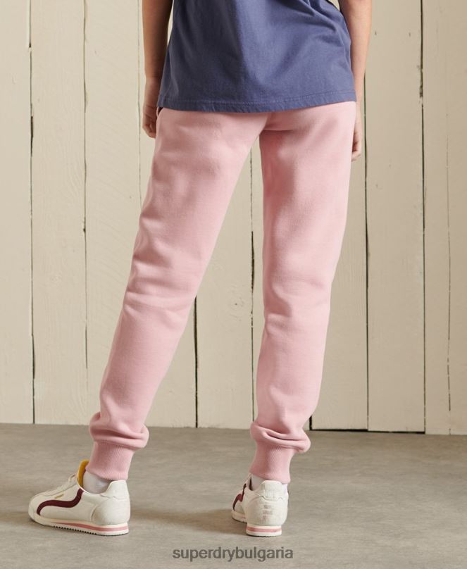 Superdry облекло N00H6683 розово Жени гордост в крафт джогингите