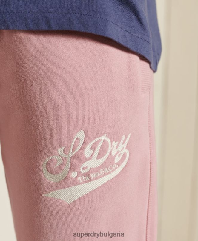Superdry облекло N00H6683 розово Жени гордост в крафт джогингите
