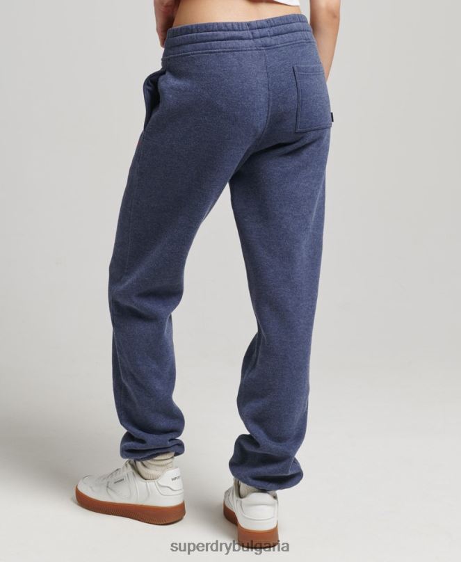 Superdry облекло N00H6754 военноморски флот Жени реколта студентски джогинг