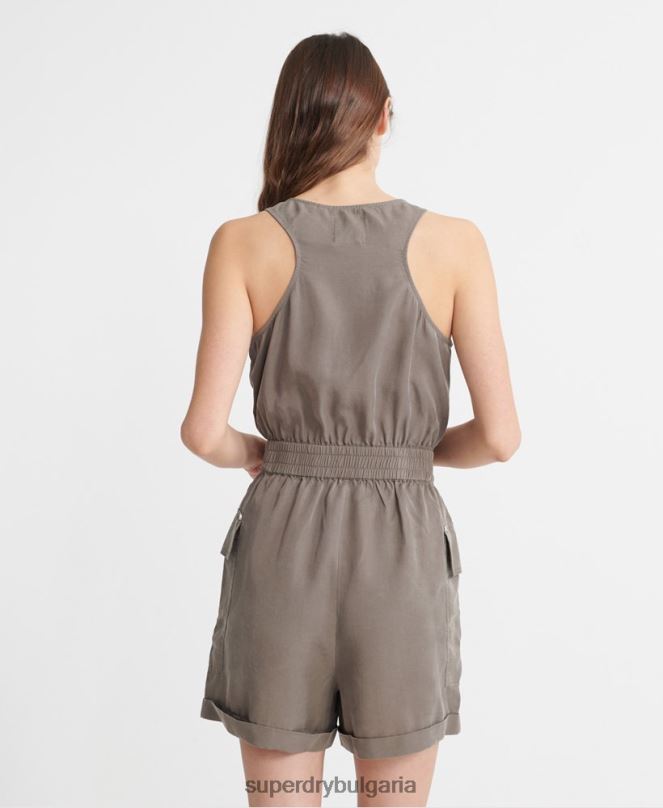 Superdry облекло N00H4107 каки Жени Невада костюм за игра