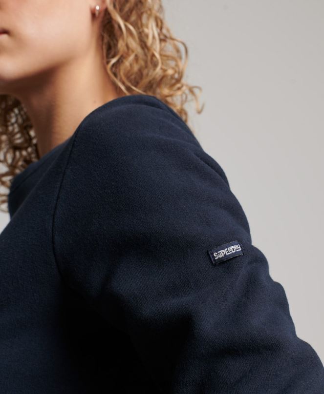 Superdry облекло N00H2229 военноморски флот Жени реколта cooper класически суичър crew