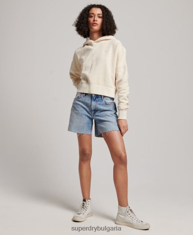 Superdry облекло N00H3352 сметана Жени измиване на качулка