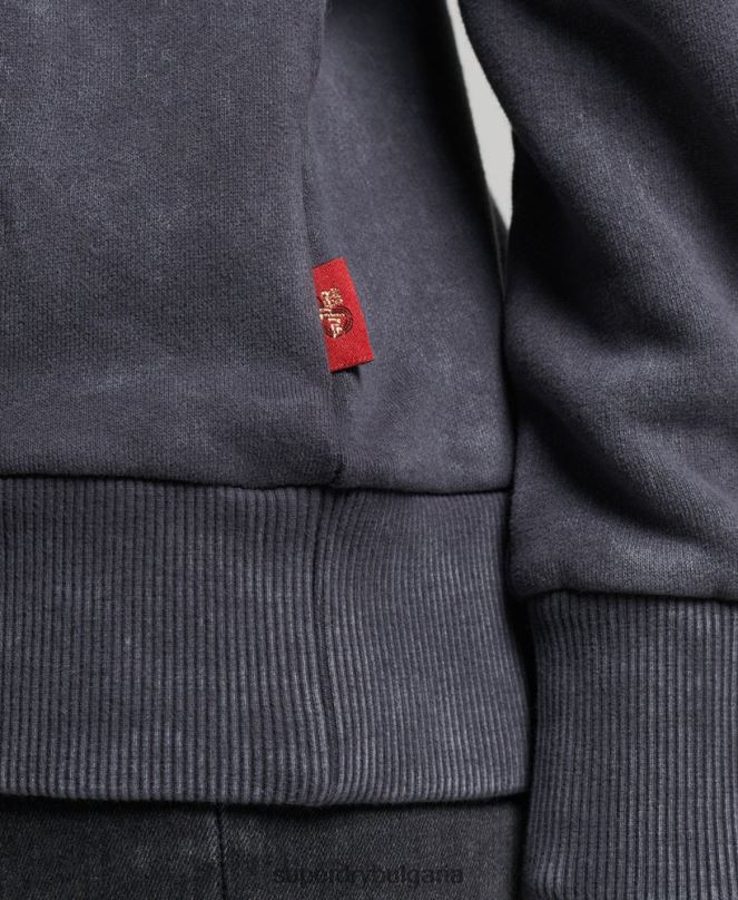 Superdry облекло N00H3367 черен Жени качулка от магазин за ретро стоки