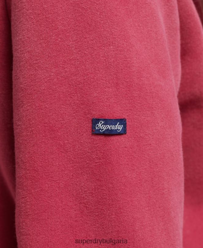 Superdry облекло N00H3399 червен Жени гордост и крафт суичър